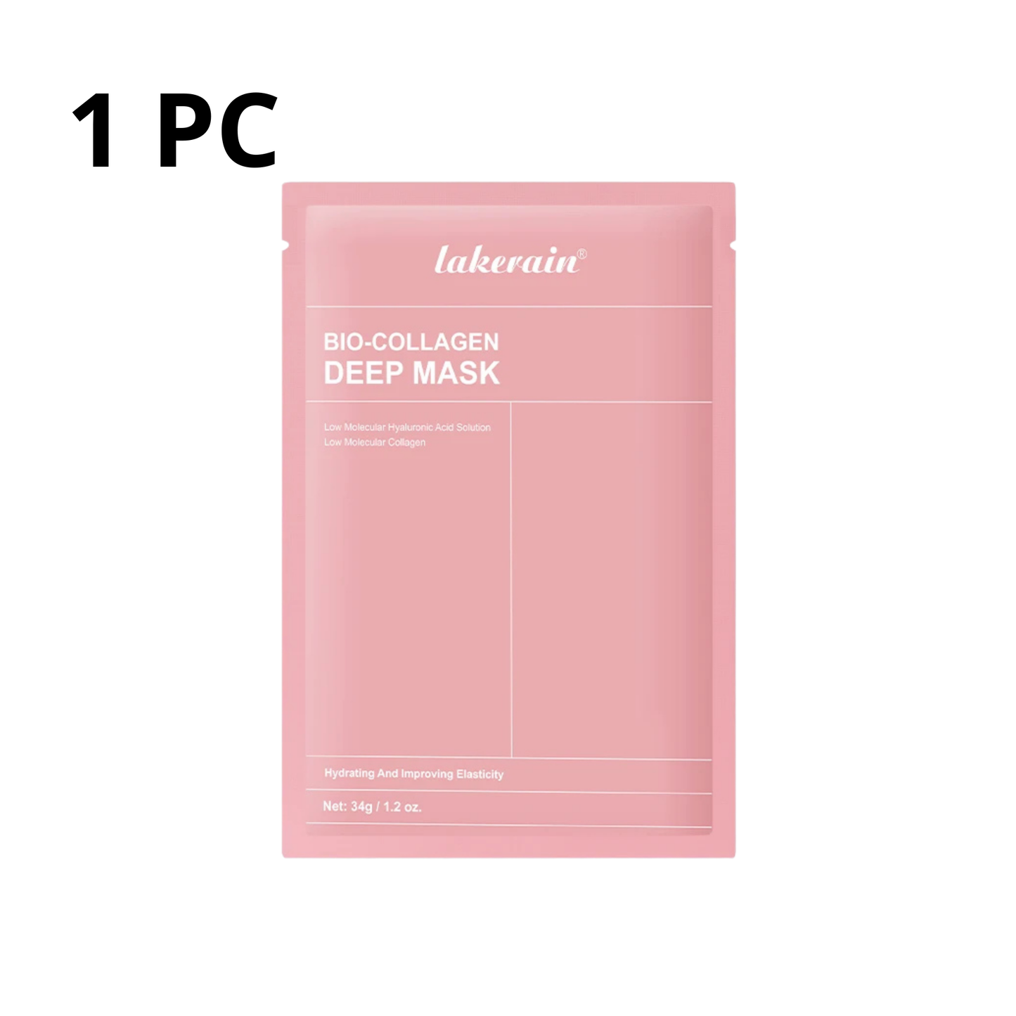 Mascarilla facial de biocolágeno hidratante y minimizadora de poros