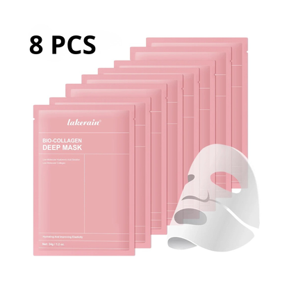 Mascarilla facial de biocolágeno hidratante y minimizadora de poros
